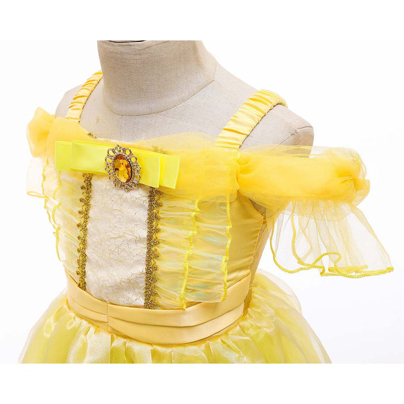 Beauty and the Beast Bella Princess Dress Children Performance Costume