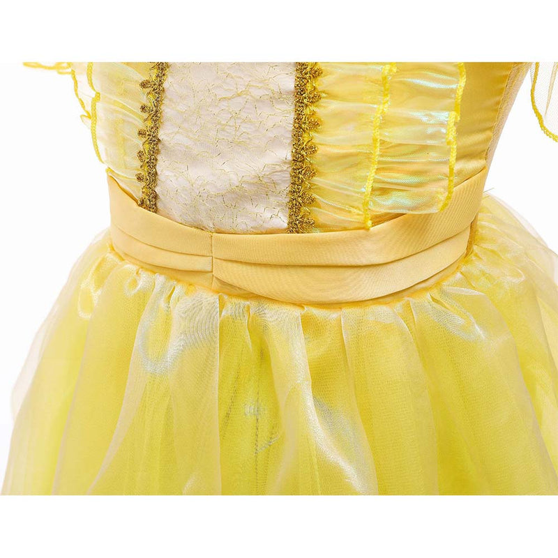 Beauty and the Beast Bella Princess Dress Children Performance Costume