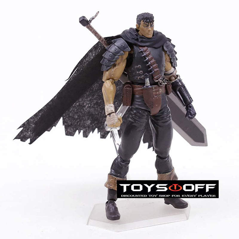 Berserk Figma 359 Black Swordsman Ver Guts Action Figure Toy 17cm