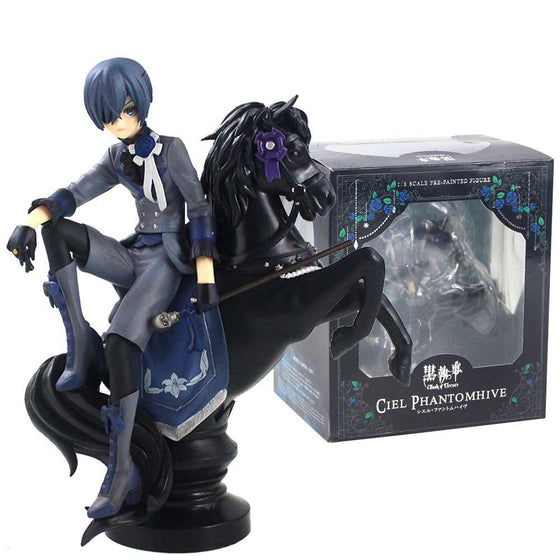 Black Butler Ciel Phantomhive Action Figure Collectible Model Toy 18cm