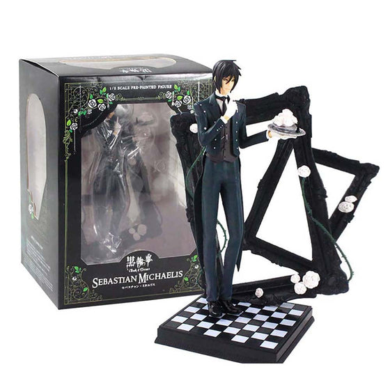 Black Butler Sebastian Michaelis Action Figure Collectible Model Toy 25cm