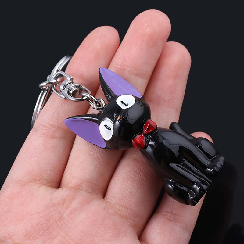 Black Cat Hayao Miyazaki Delivery Service Toy Souvenir JiJi Keychain