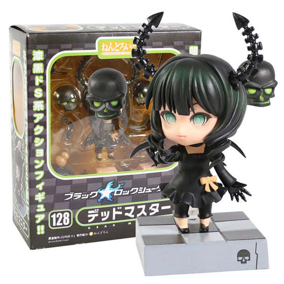 Black Rock Shooter 128 Dead Master Action Figure Model Toy 10cm