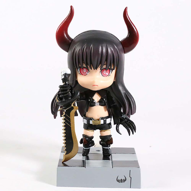 Black Rock Shooter 145 Black Gold Saw Action Figure Model Toy 10cm