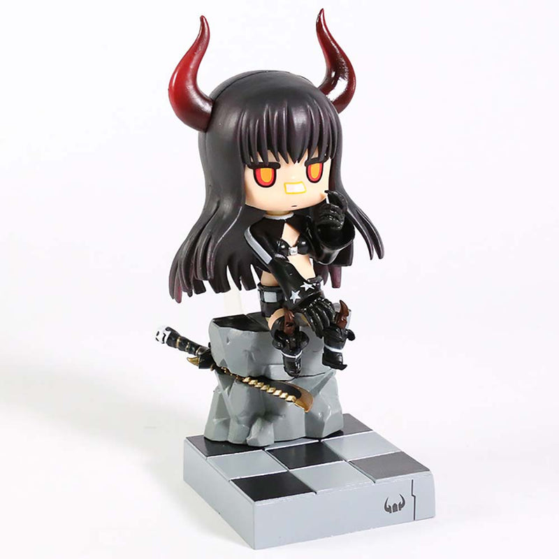 Black Rock Shooter 145 Black Gold Saw Action Figure Model Toy 10cm