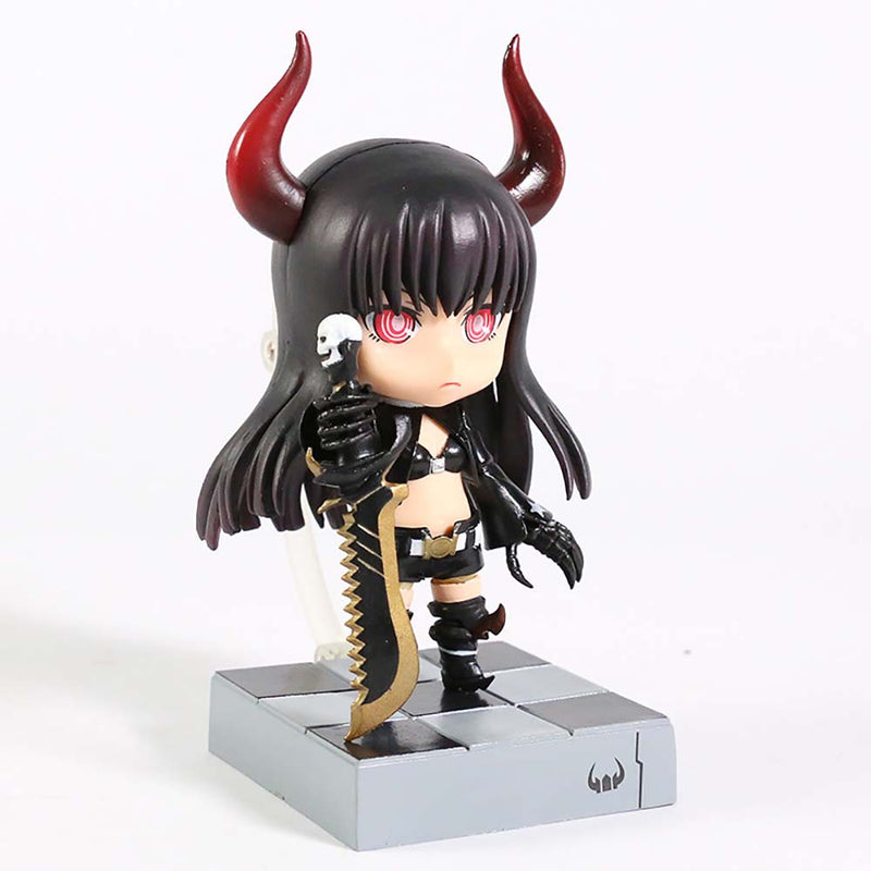 Black Rock Shooter 145 Black Gold Saw Action Figure Model Toy 10cm