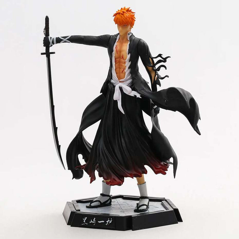 Bleach Kurosaki Ichigo Action Figure Collectible Model Toy 31cm