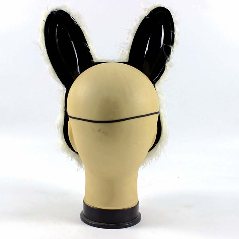 Bloody Plush Rabbit Mask Halloween Party Animal Head Prop