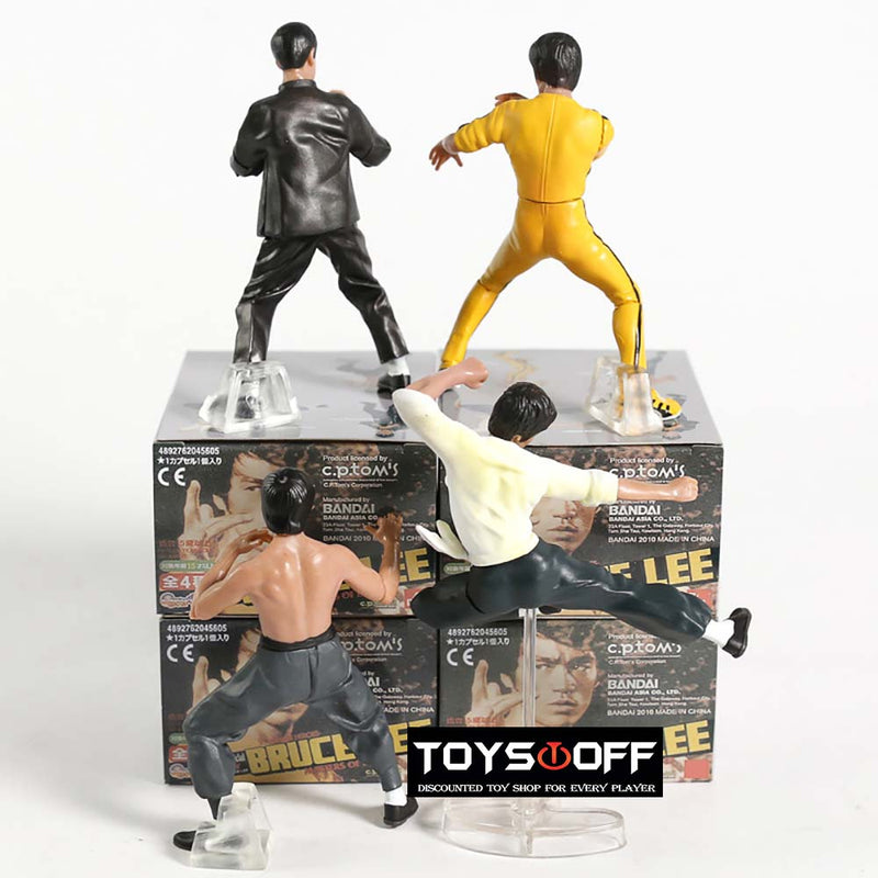 Bruce Lee King of Kung Fu Action Figure Model Toy 10cm