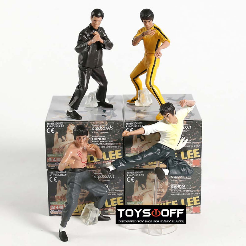 Bruce Lee King of Kung Fu Action Figure Model Toy 10cm