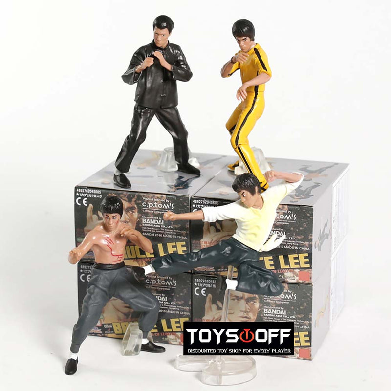 Bruce Lee King of Kung Fu Action Figure Model Toy 10cm