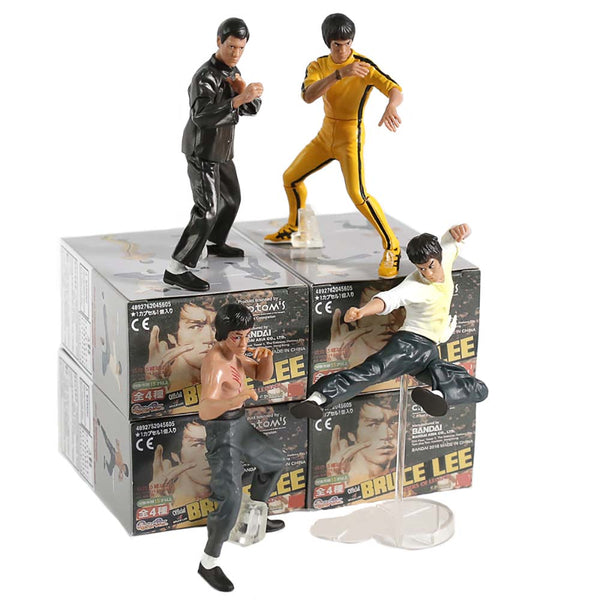 Bruce Lee King of Kung Fu Action Figure Model Toy 10cm