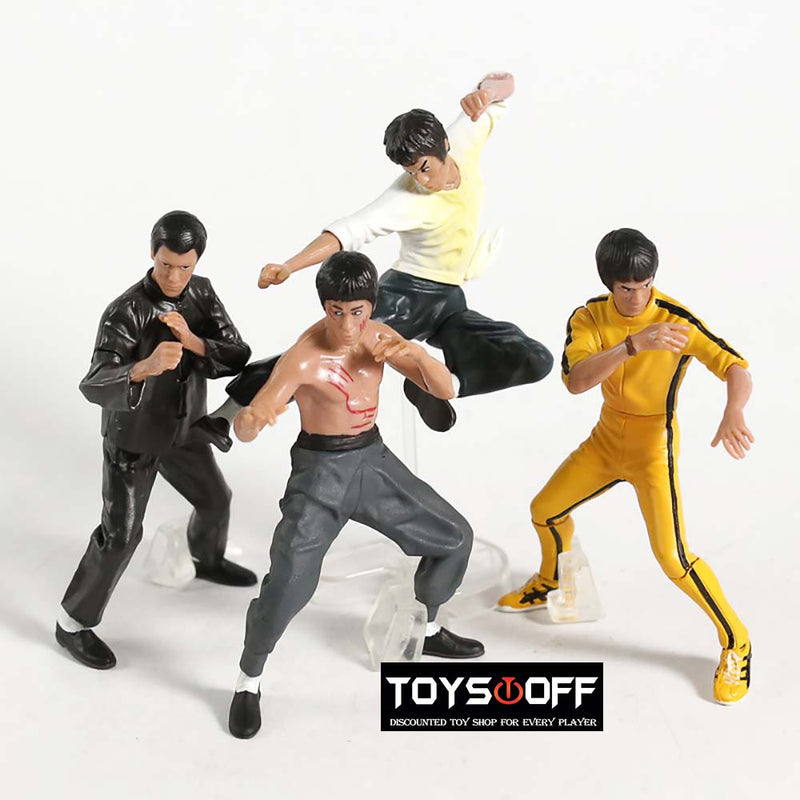 Bruce Lee King of Kung Fu Action Figure Model Toy 10cm