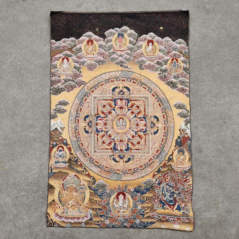 Buddhist Art Tibetan Buddhism Thangka Paintings for Meditation and Home Decoration 60*90cm