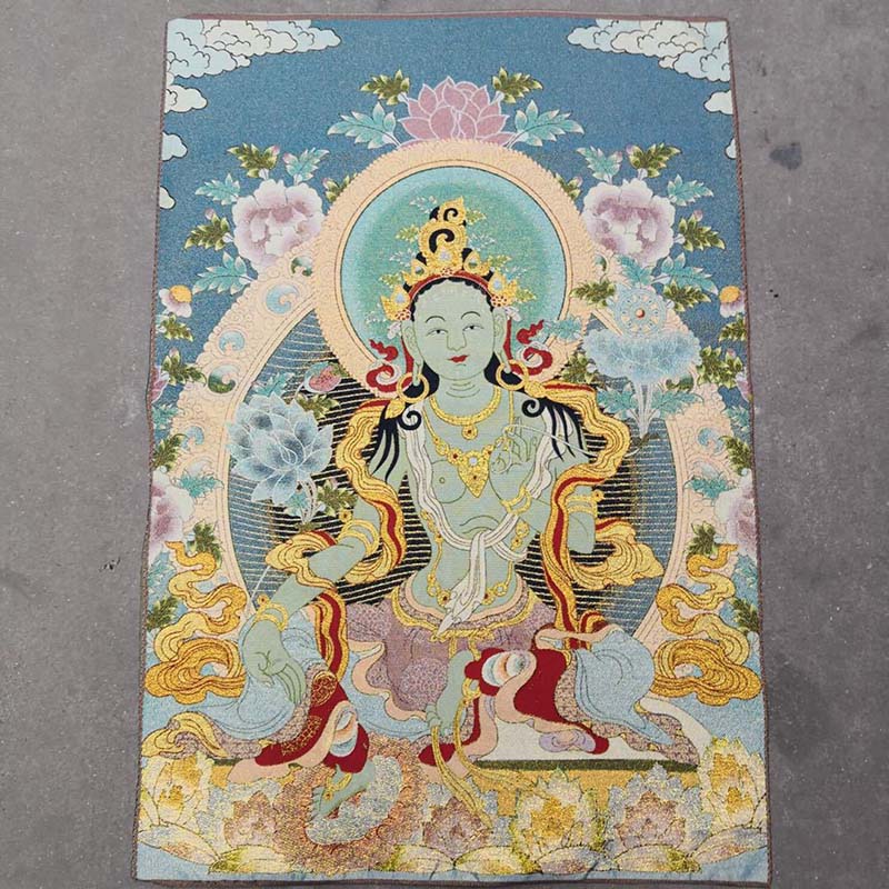 Buddhist Art Tibetan Buddhism Thangka Paintings for Meditation and Home Decoration 60*90cm