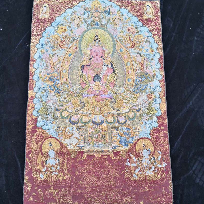 Buddhist Art Tibetan Buddhism Thangka Paintings for Meditation and Home Decoration 60*90cm