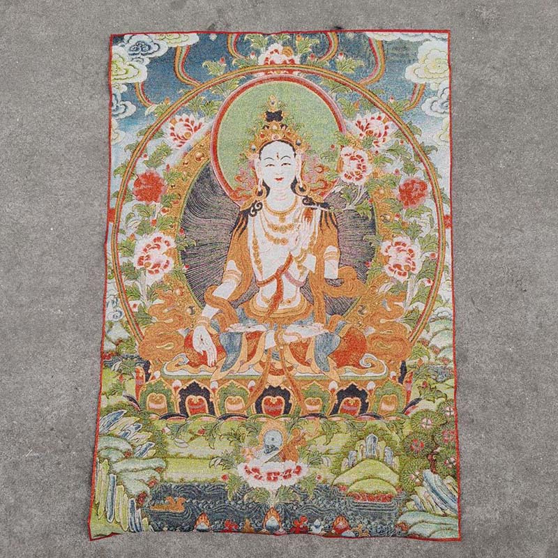 Buddhist Art Tibetan Buddhism Thangka Paintings for Meditation and Home Decoration 60*90cm