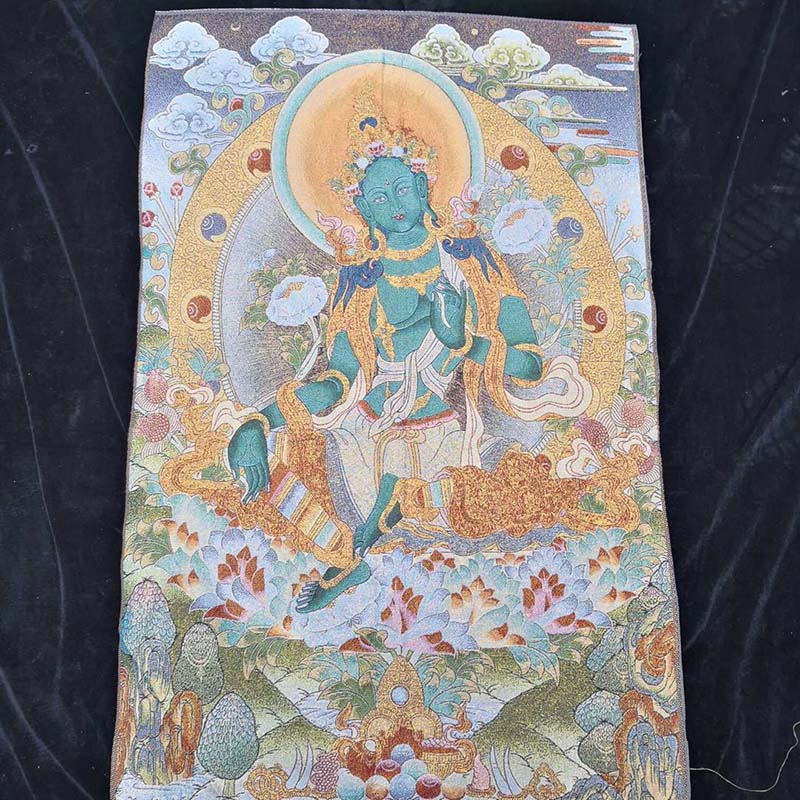 Buddhist Art Tibetan Buddhism Thangka Paintings for Meditation and Home Decoration 60*90cm