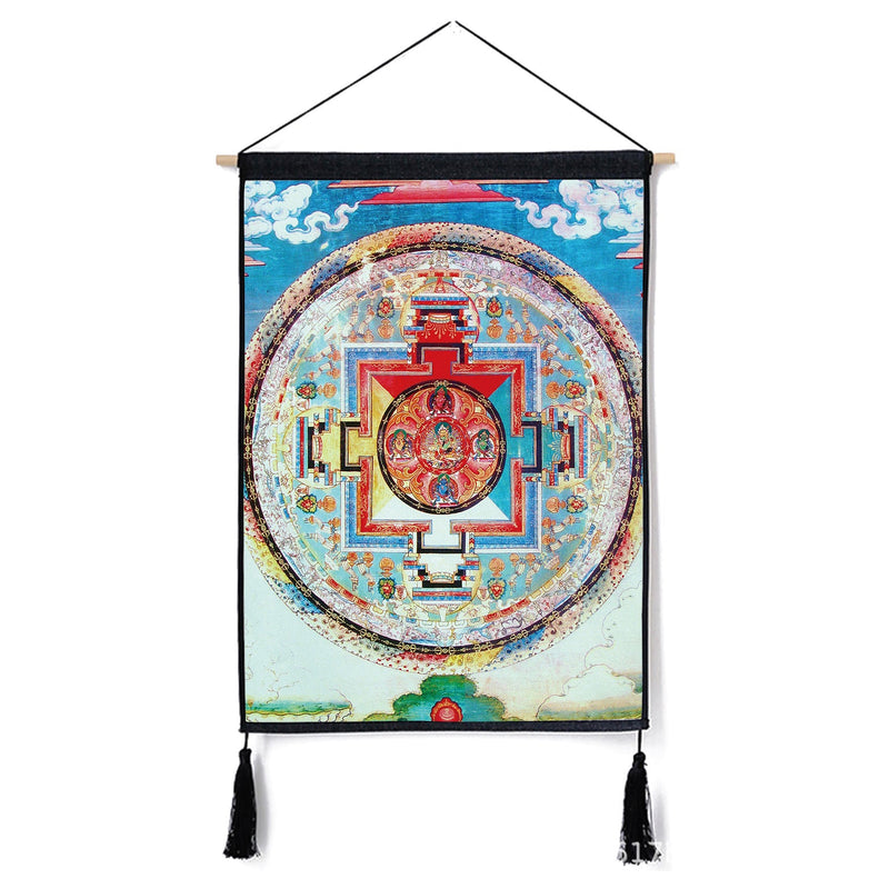 Buddhist Art Tibetan Buddhism Thangka Paintings for Meditation and Home Decoration 45x65cm