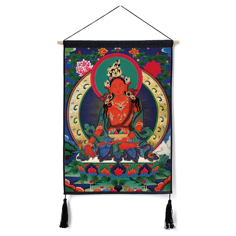 Buddhist Art Tibetan Buddhism Thangka Paintings for Meditation and Home Decoration 45x65cm