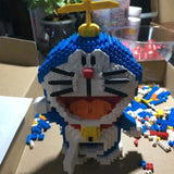 Building Blocks Anime Cartoon Doraemon Model Piggy Bank DIY Kids Toy - Toysoff.com