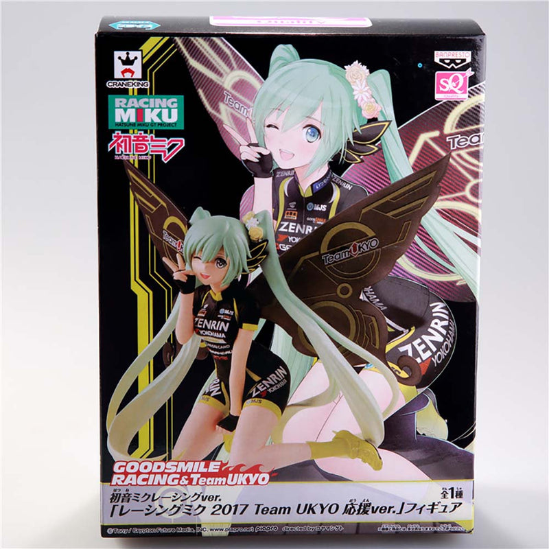 Butterfly Hatsune Miku Racing Teamukyo Ver Action Figure Model Toy 14cm