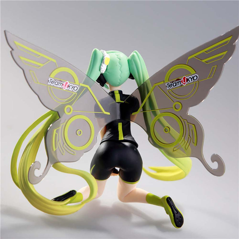 Butterfly Hatsune Miku Racing Teamukyo Ver Action Figure Model Toy 14cm