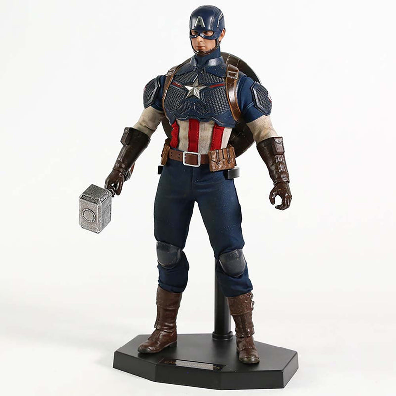 Captain America Limited Edition 999 Battle Damaged Version Action Figure 30cm