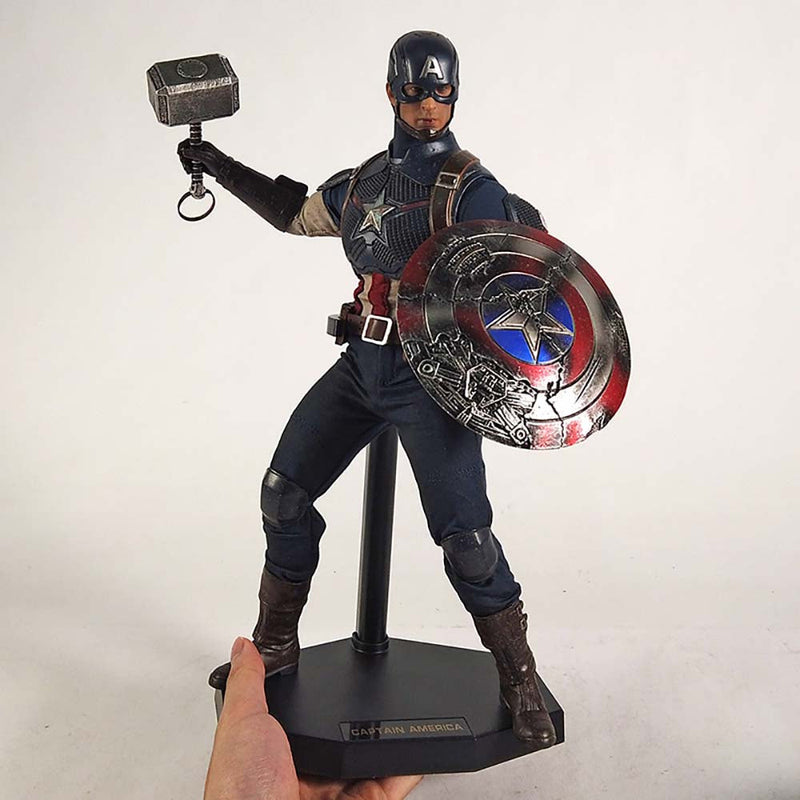 Captain America Limited Edition 999 Battle Damaged Version Action Figure 30cm