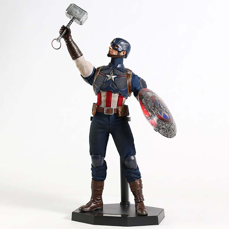 Captain America Limited Edition 999 Battle Damaged Version Action Figure 30cm