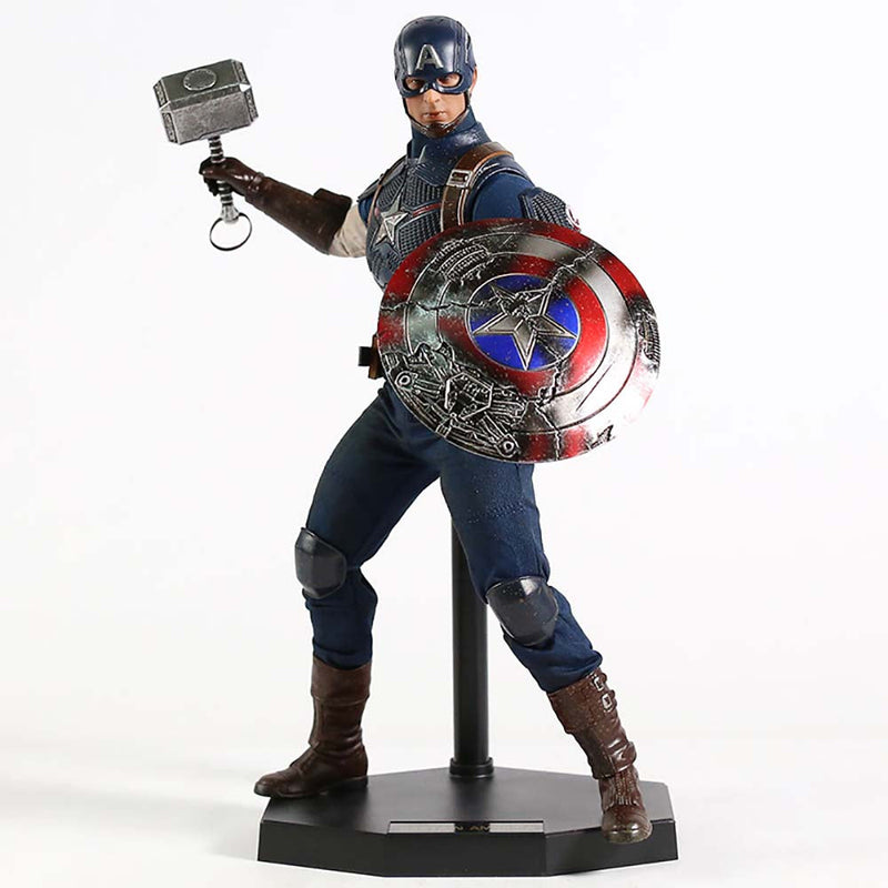 Captain America Limited Edition 999 Battle Damaged Version Action Figure 30cm