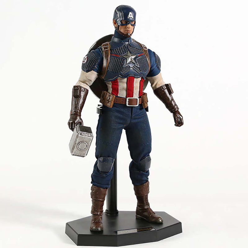 Captain America Limited Edition 999 Battle Damaged Version Action Figure 30cm