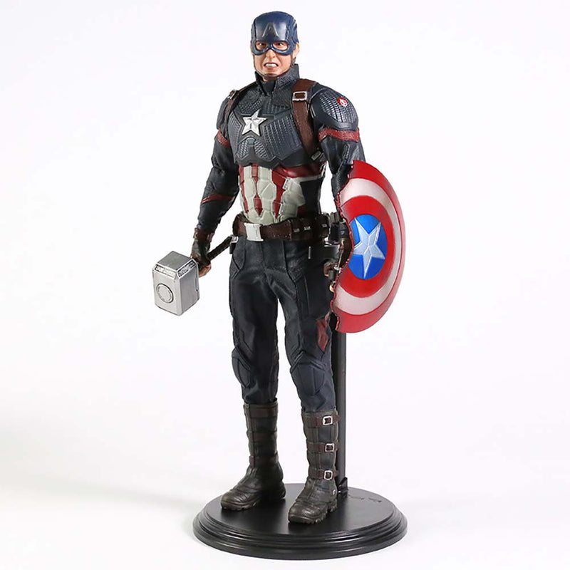 Captain America Steven Steve Rogers Action Figure Model Toy 30cm