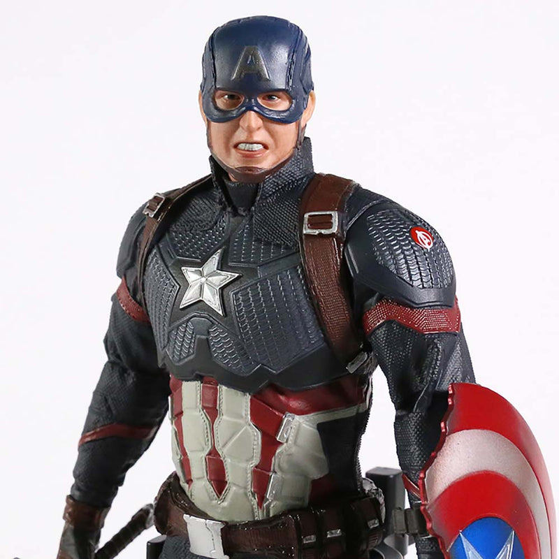 Captain America Steven Steve Rogers Action Figure Model Toy 30cm