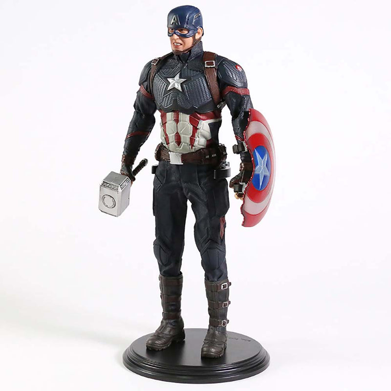 Captain America Steven Steve Rogers Action Figure Model Toy 30cm