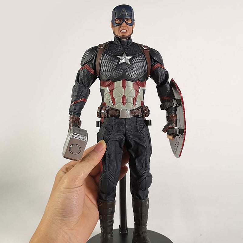 Captain America Steven Steve Rogers Action Figure Model Toy 30cm