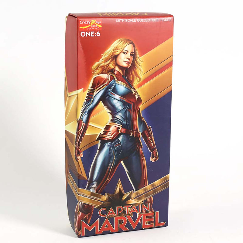 Captain Carol Danvers Action Figure Collection Model Toy 30cm