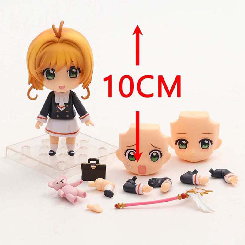 Card Captor Kinomoto Sakura Action Figure Collectible Model Toy 10cm