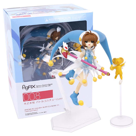 Card Captor Sakura FigFIX 008 Kinomoto Battle Ver Action Figure 13cm