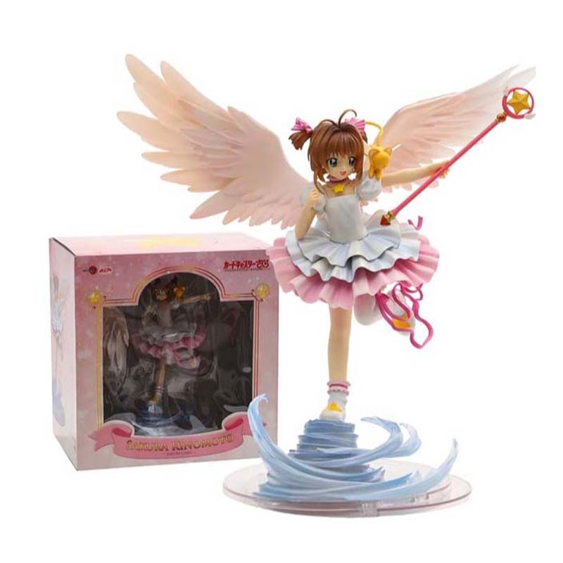 Card Captor Sakura Kinomoto Battle Action Figure Toy 28cm