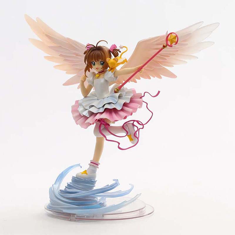 Card Captor Sakura Kinomoto Battle Action Figure Toy 28cm