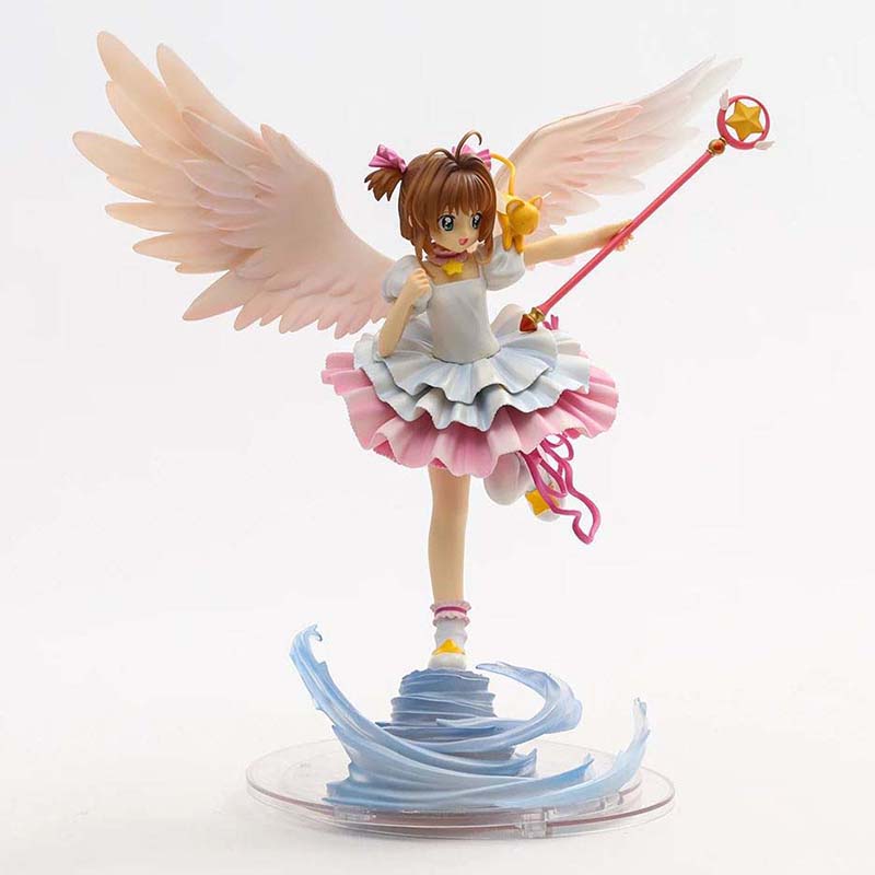 Card Captor Sakura Kinomoto Battle Action Figure Toy 28cm