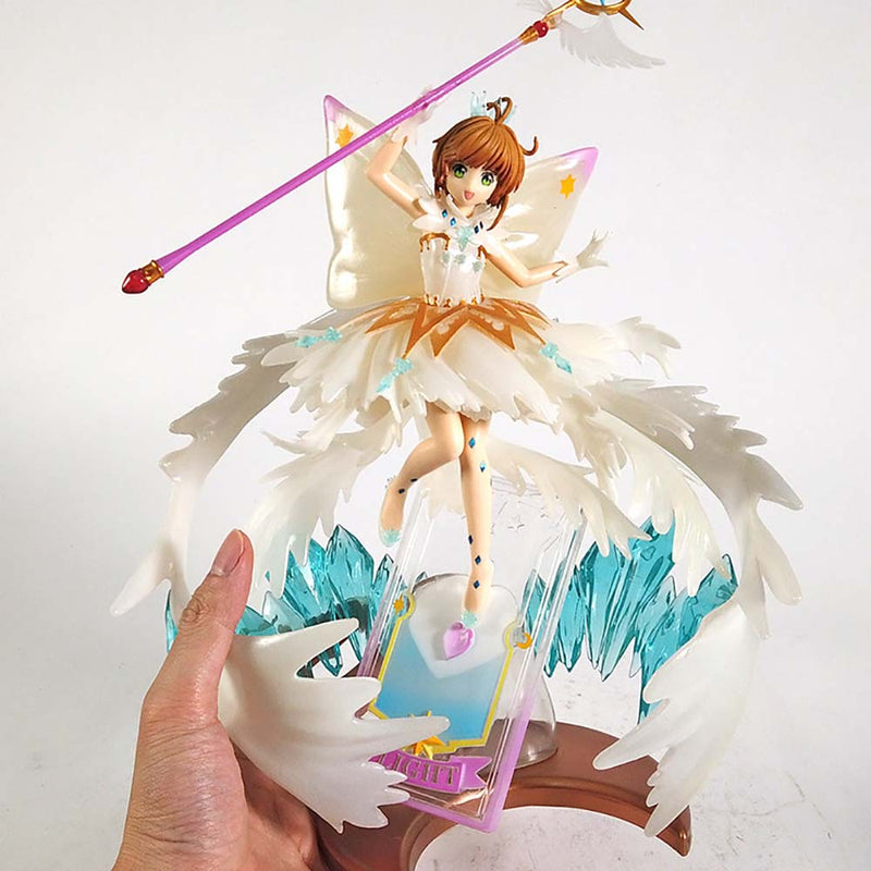 Card Captor Sakura Kinomoto Hello World Ver Action Figure Toy 35cm