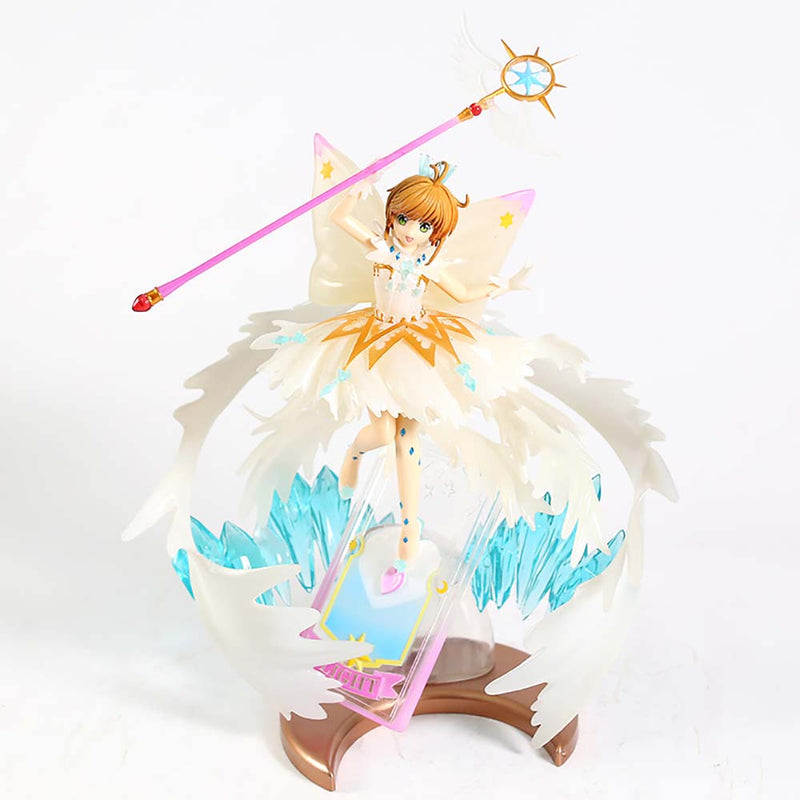 Card Captor Sakura Kinomoto Hello World Ver Action Figure Toy 35cm