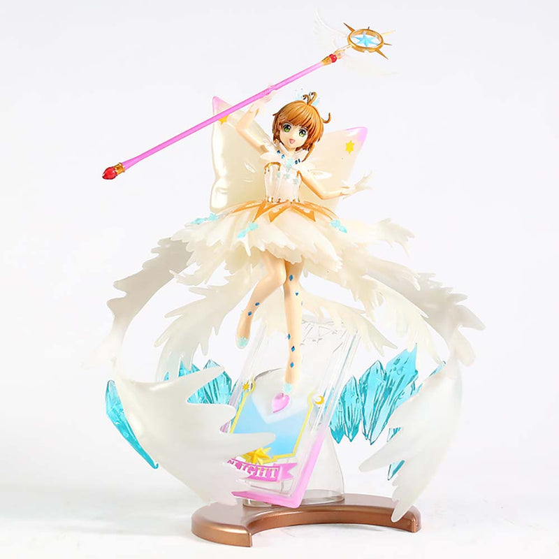 Card Captor Sakura Kinomoto Hello World Ver Action Figure Toy 35cm