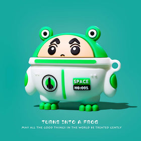 Cartoon Astronaut Chibi Maruko Chan Cos Frog Apple Airpods Case