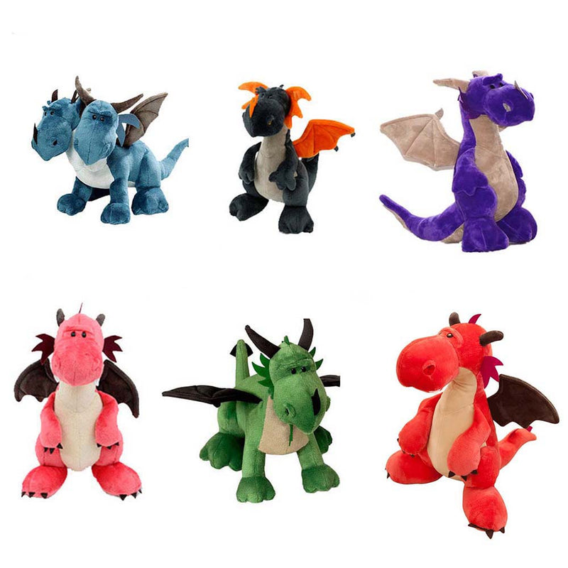 Cartoon Colorful Dinosaurs Plush Animal Toy Kids Educational Holiday Gift