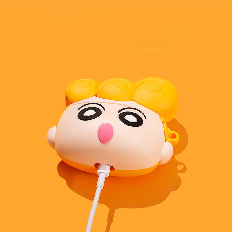 Cartoon Crayon Shin Chan Nohara Himawari Apple Airpods Case Fun Gift