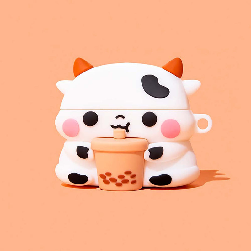 Cartoon Creative Cute Milk Calf Apple Airpods Case