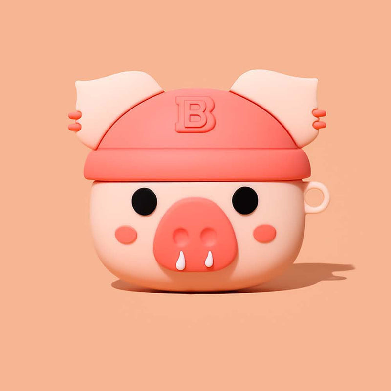 Cartoon Creative Fancy Pig Apple Airpods Case